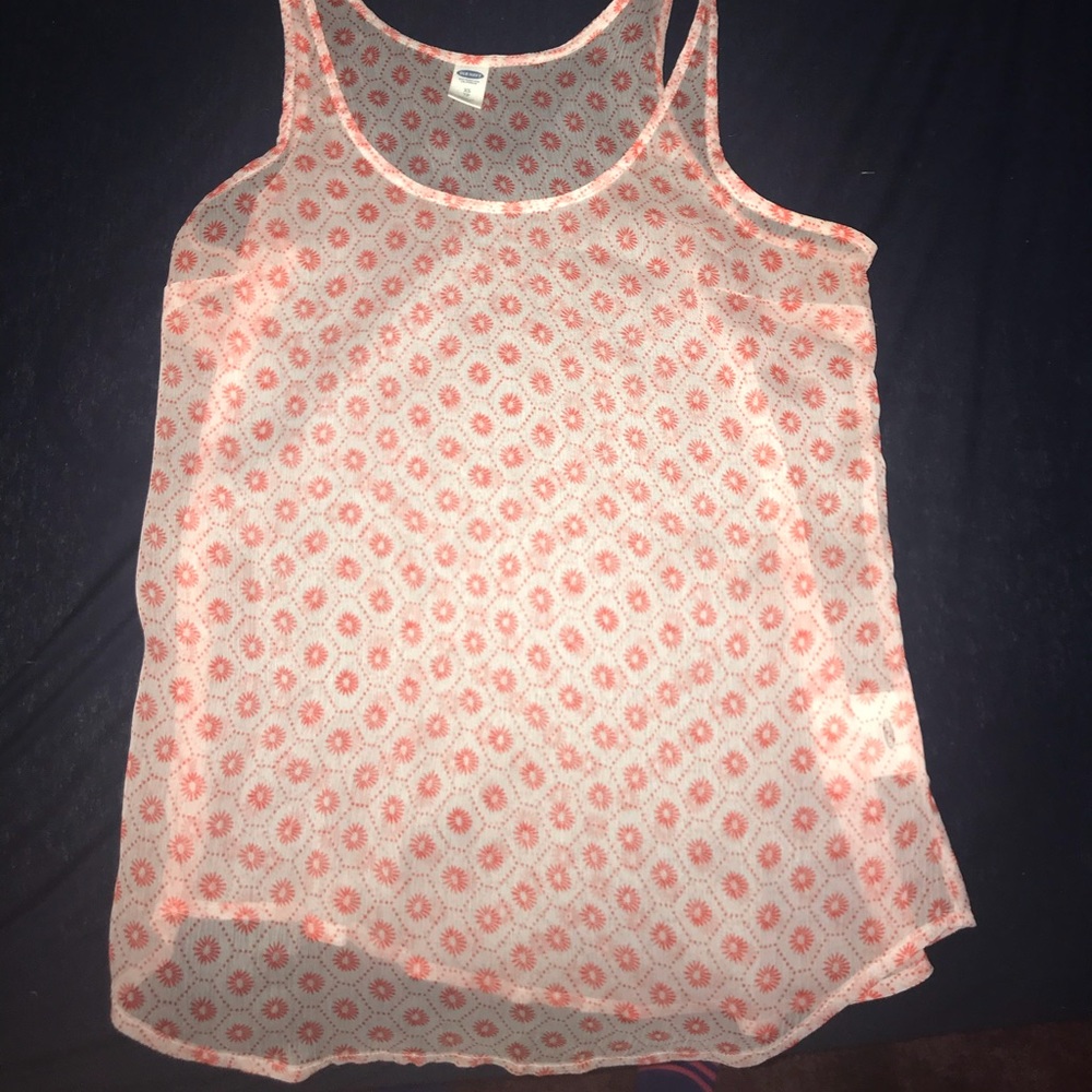 Old navy peach/coral tank